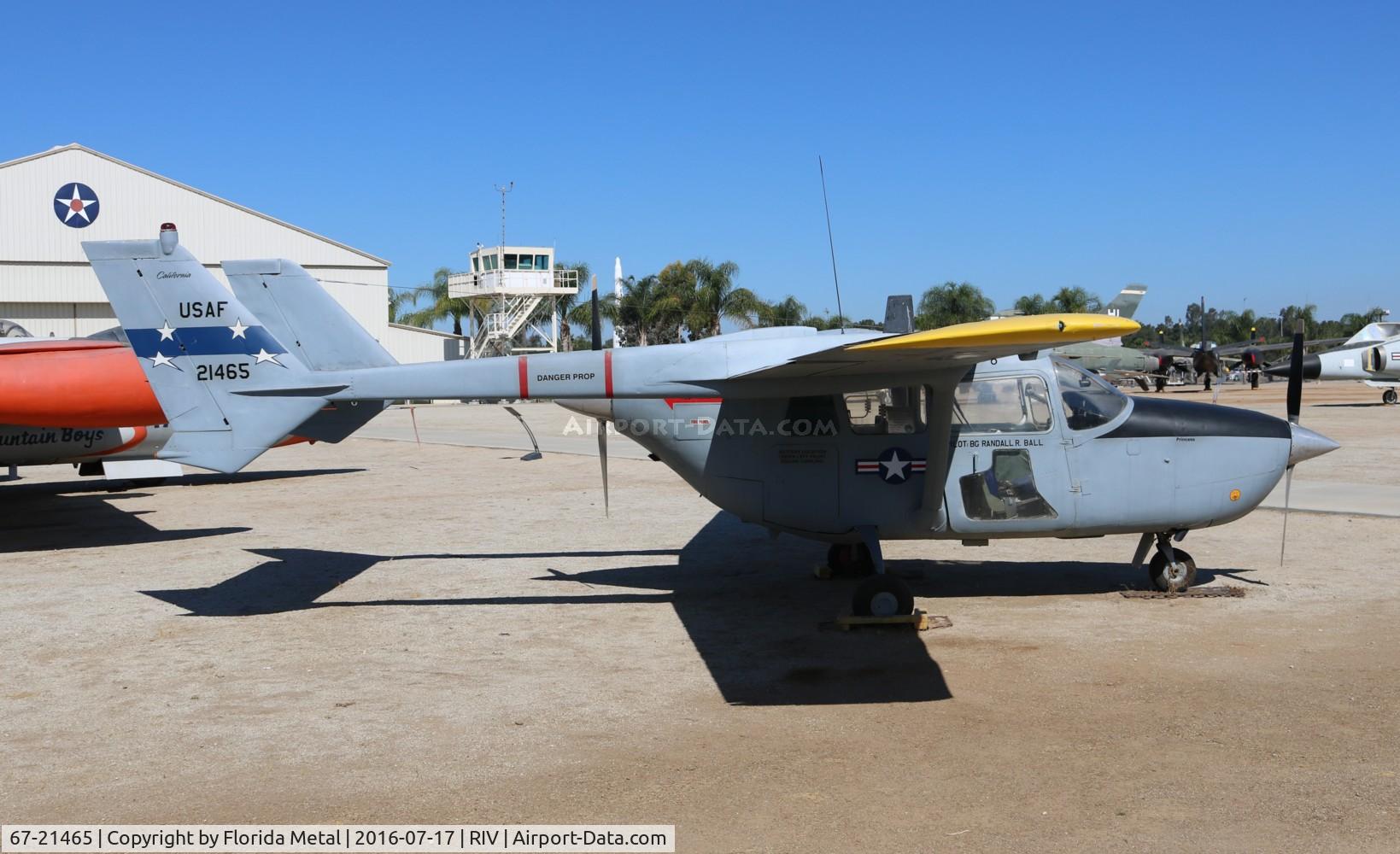 67-21465, 1967 Cessna 0-2B Super Skymaster C/N MC337-0261, Cessna O-2B