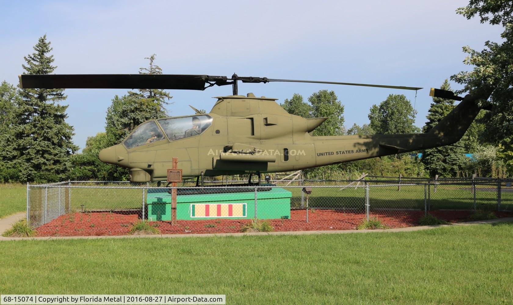 68-15074, 1968 Bell AH-1G Cobra C/N 20608, AH-1G Monroe MI Veterans park