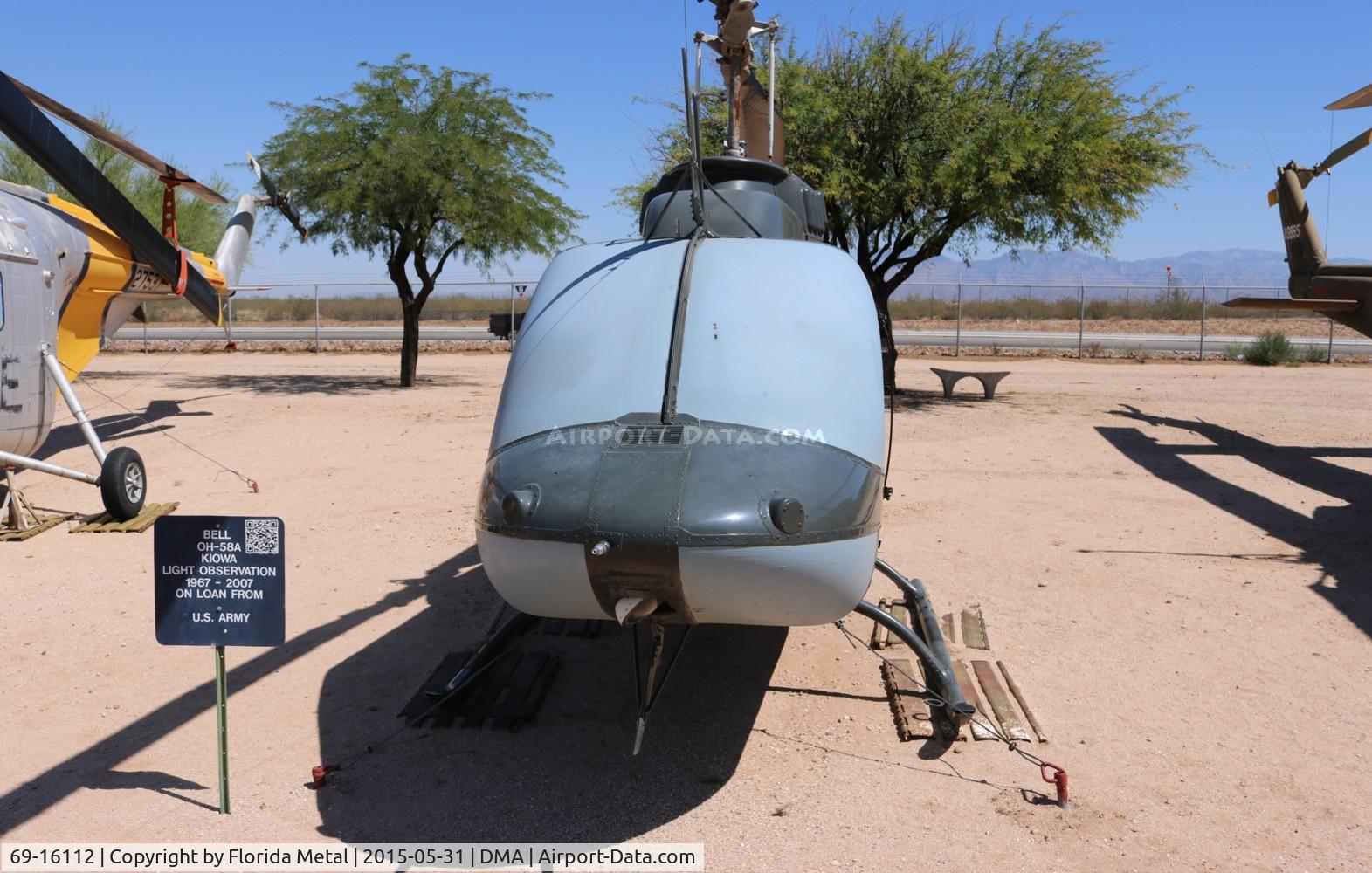 69-16112, Bell OH-58A Kiowa C/N 40333, OH-58A