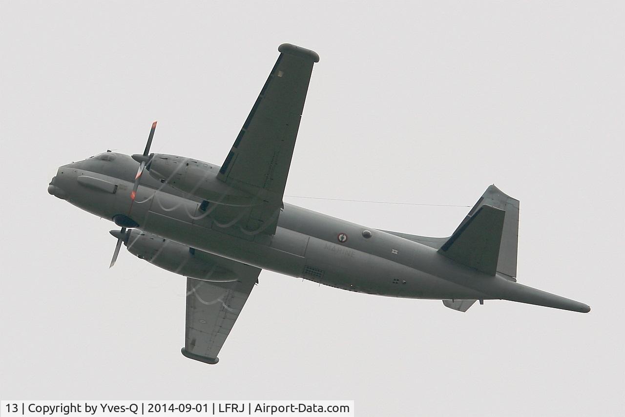 13, Dassault ATL-2 Atlantique 2 C/N 13, Dassault-Breguet Atlantique II (ATL2), Take off rwy 26, Landivisiau Naval Air Base (LFRJ)