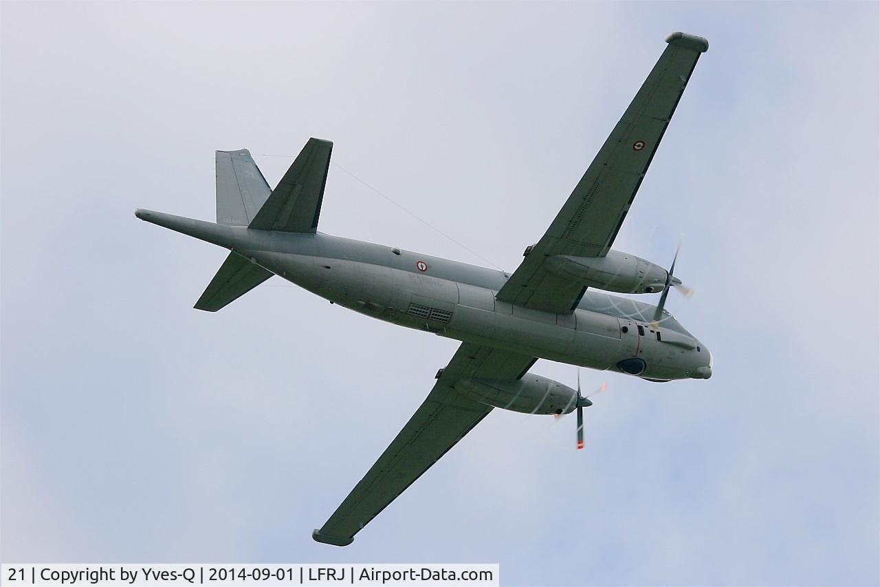 21, Dassault ATL-2 Atlantique 2 C/N 21, Dassault-Breguet Atlantique II (ATL2), Take off rwy 26, Landivisiau Naval Air Base (LFRJ)