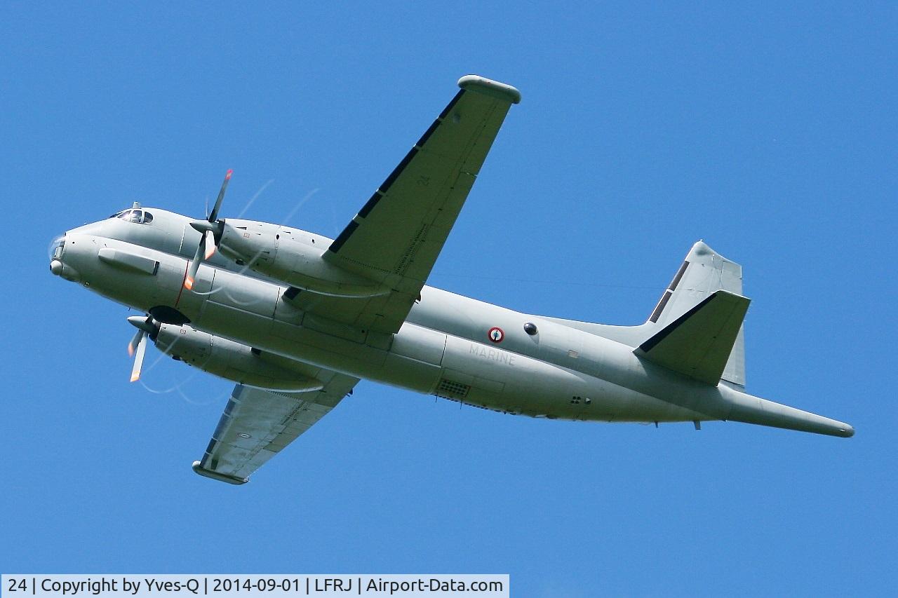 24, Dassault ATL-2 Atlantique 2 C/N 24, Dassault-Breguet Atlantique II (ATL2), Take off rwy 26, Landivisiau Naval Air Base (LFRJ)