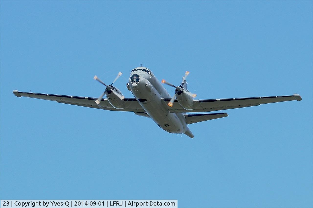 23, Dassault ATL-2 Atlantique 2 C/N 23, Dassault-Breguet Atlantique II (ATL2), Take off rwy 26, Landivisiau Naval Air Base (LFRJ)