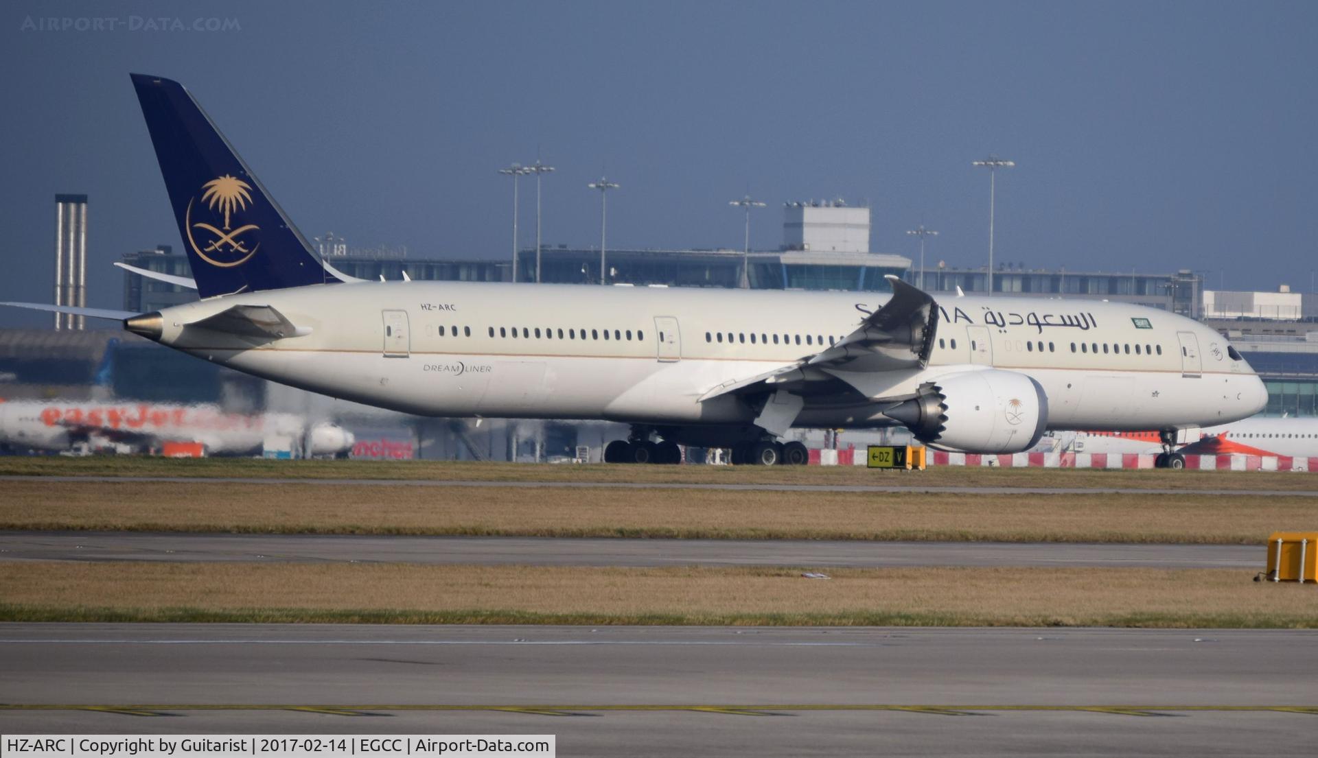 HZ-ARC, 2016 Boeing 787-9 Dreamliner C/N 41546, At Manchester