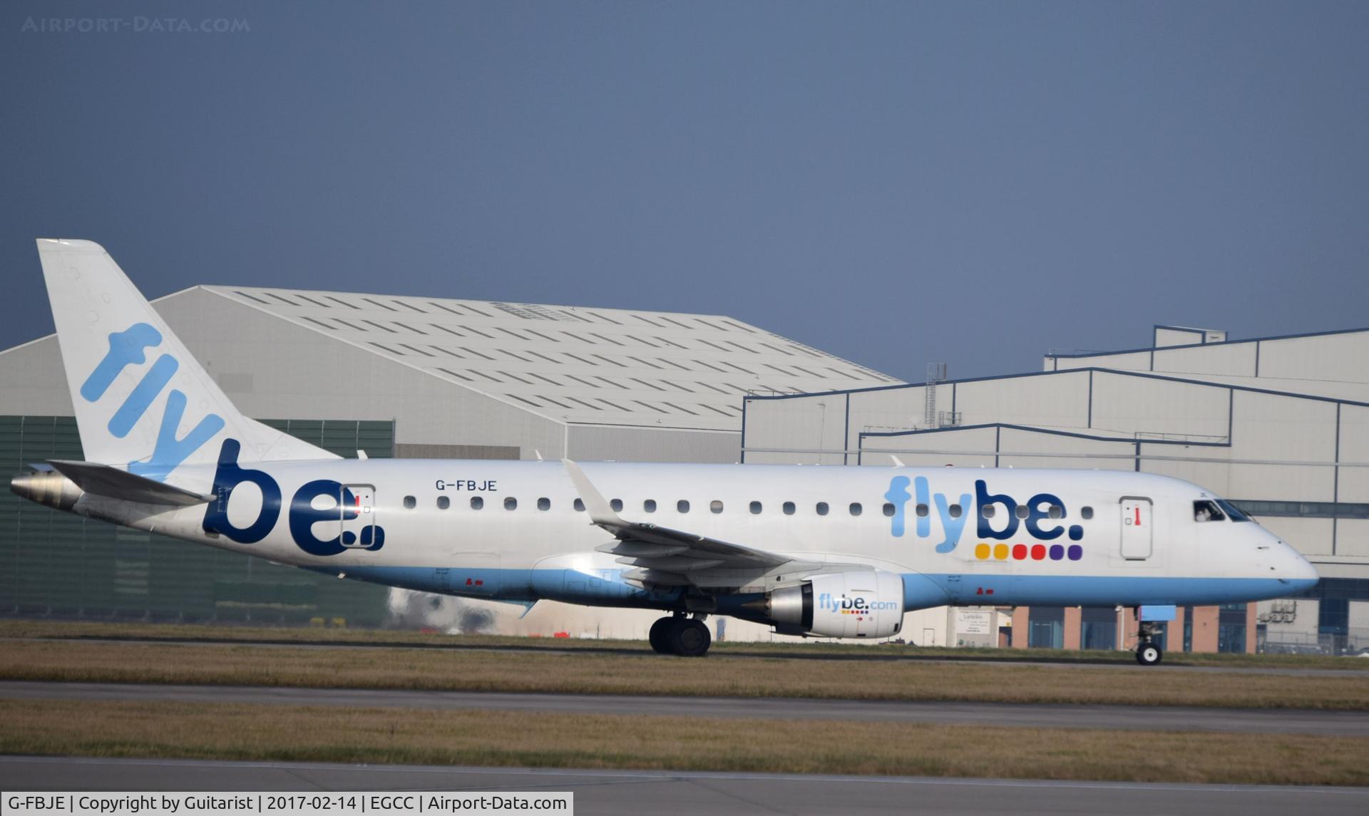 G-FBJE, 2012 Embraer 175STD (ERJ-170-200) C/N 17000336, At Manchester