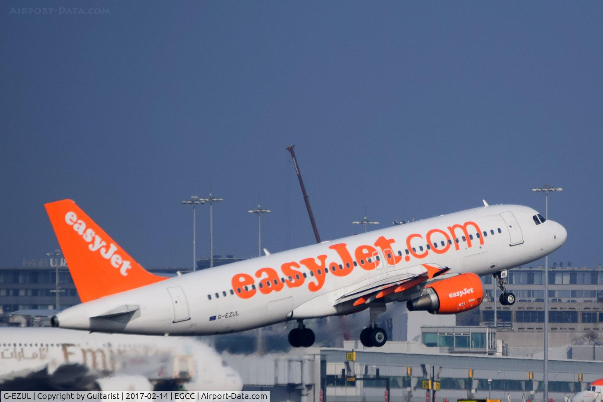 G-EZUL, 2012 Airbus A320-214 C/N 5019, At Manchester