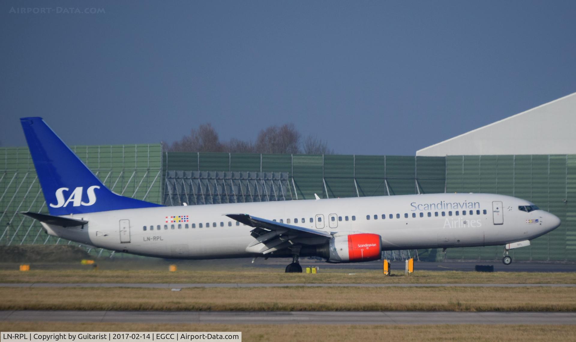 LN-RPL, 2000 Boeing 737-883 C/N 30469, At Manchester