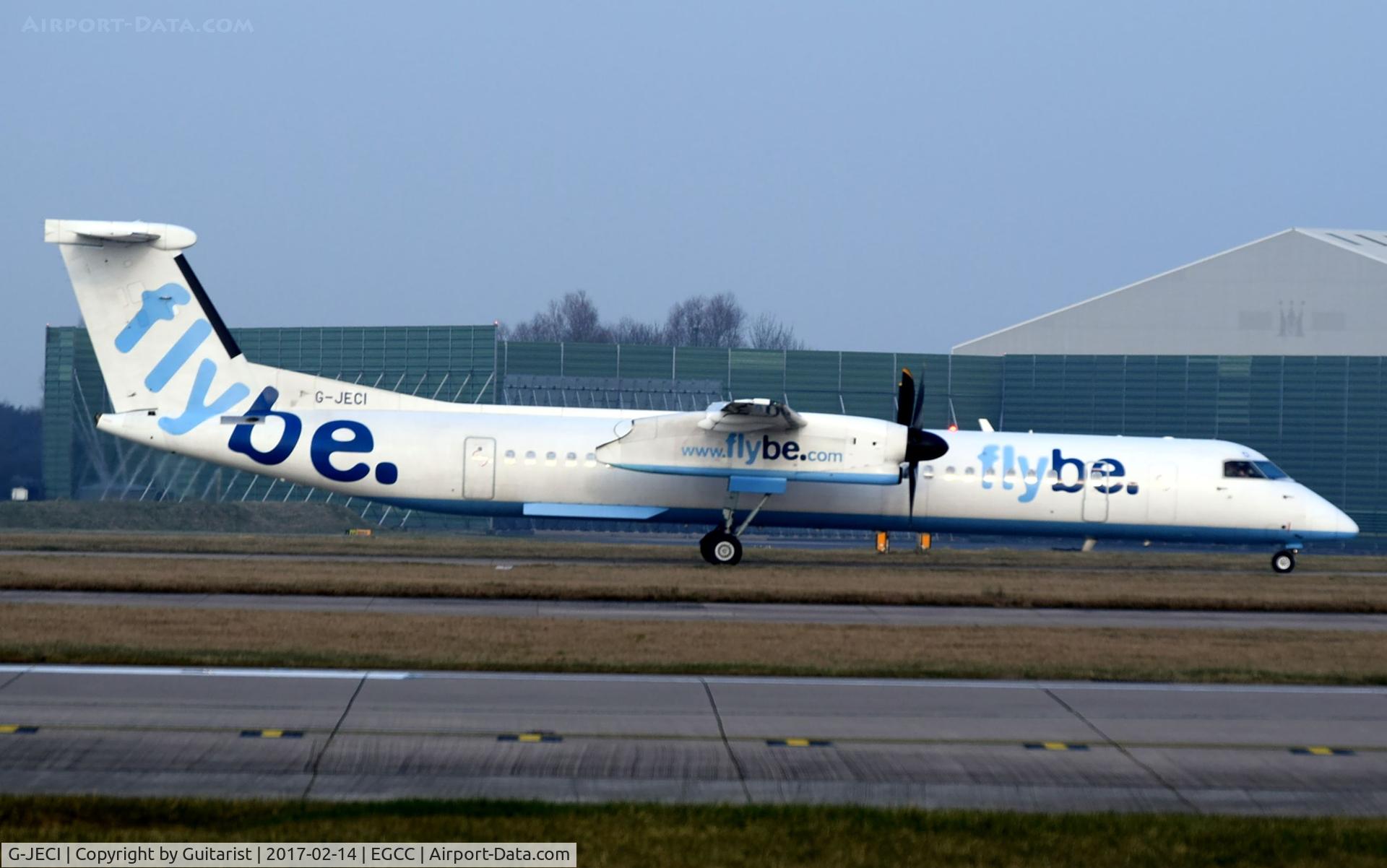 G-JECI, 2005 De Havilland Canada DHC-8-402Q Dash 8 C/N 4105, At Manchester