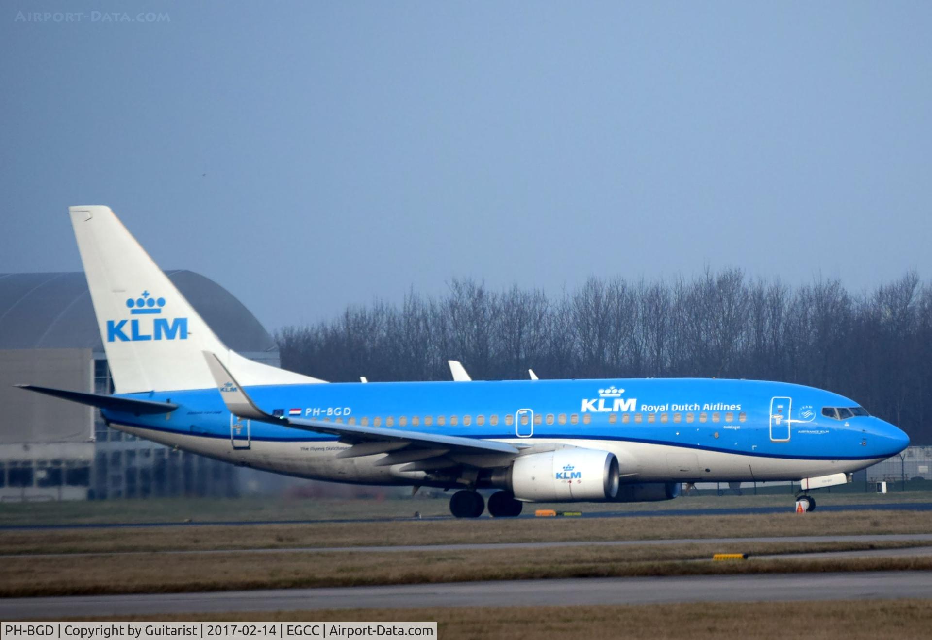 PH-BGD, 2008 Boeing 737-7K2 C/N 30366, At Manchester