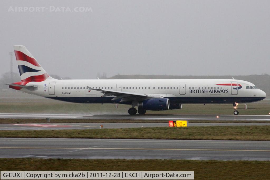 G-EUXI, 2005 Airbus A321-231 C/N 2536, Take off