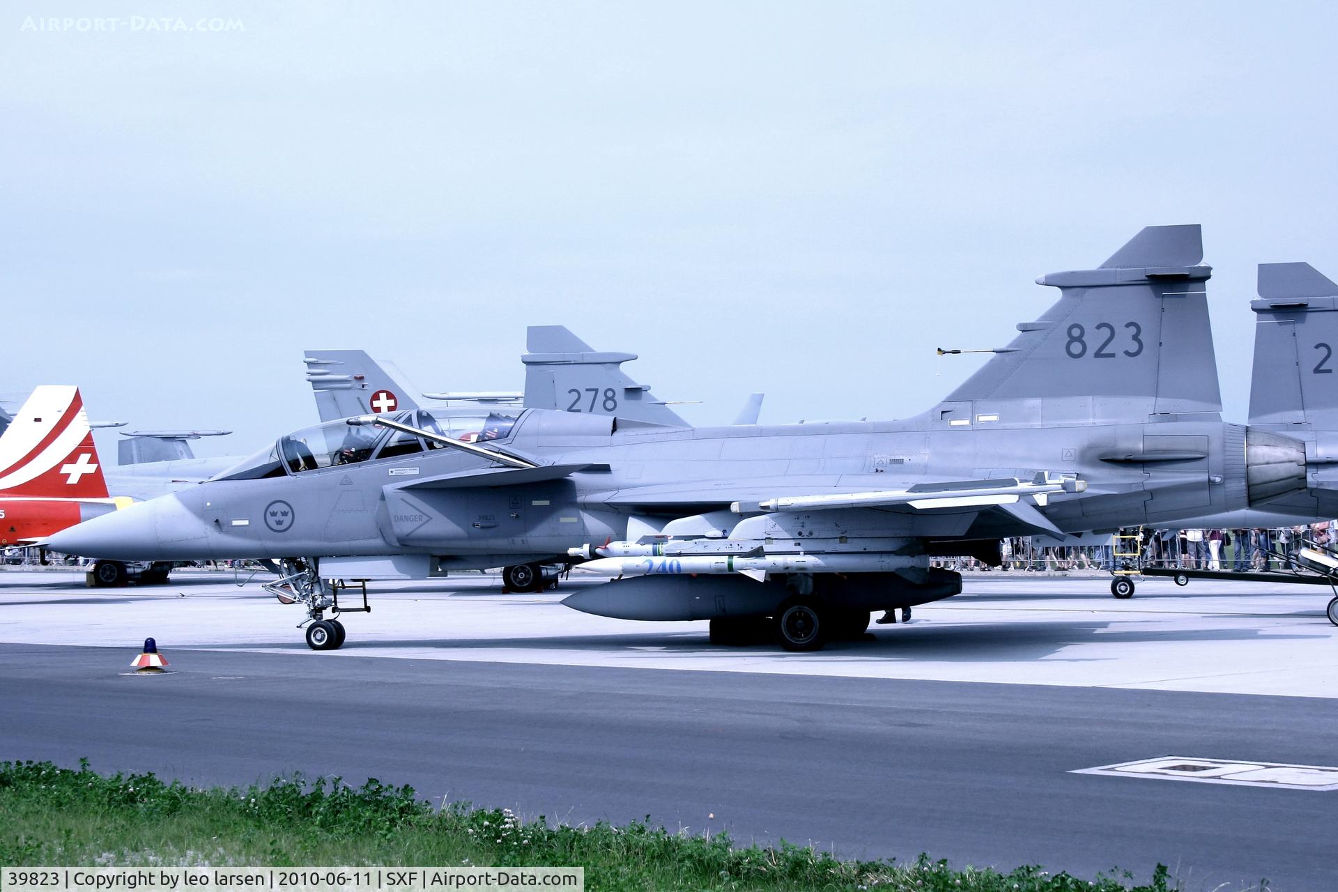 39823, Saab JAS-39D Gripen C/N 39823, Berlin Air Show 11.6.2010