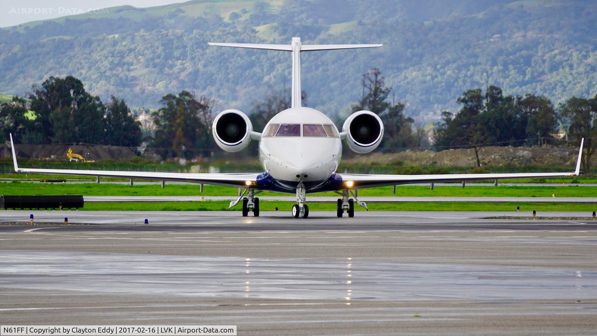 N61FF, 1994 Canadair Challenger 601-3R (CL-600-2B16) C/N 5166, Livermore Airport 2017