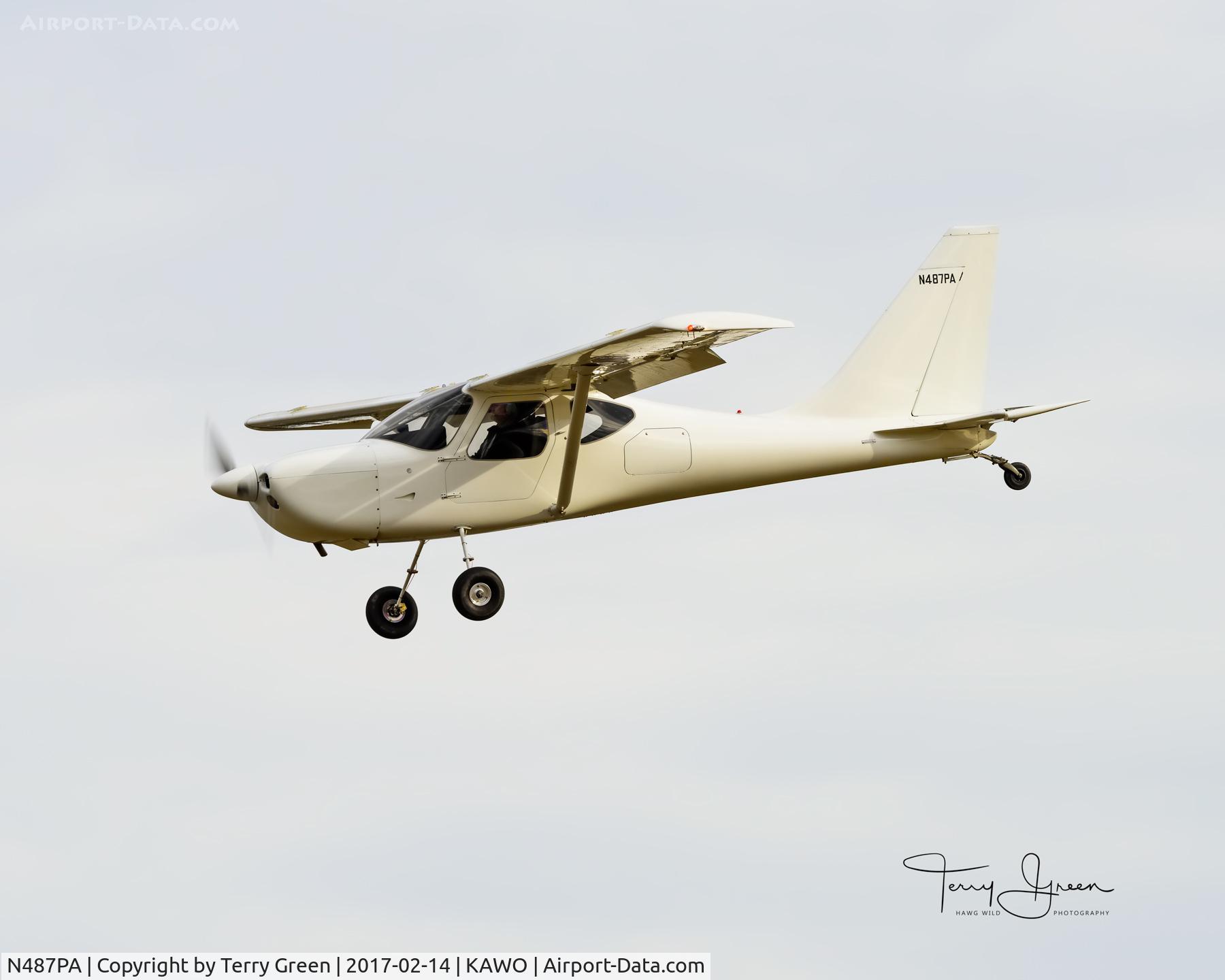 N487PA, 2016 Glastar Sportsman C/N 5198, KAWO