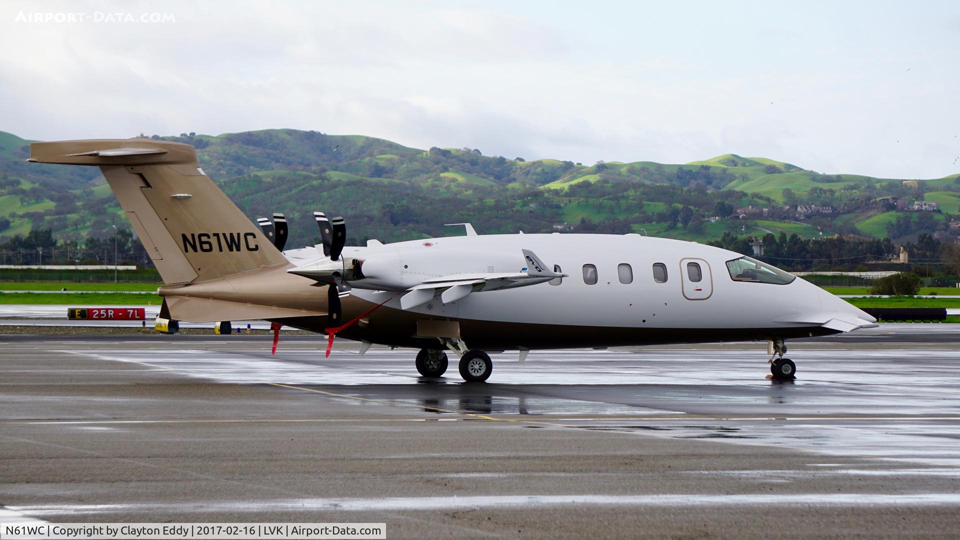 N61WC, 2016 Piaggio P-180 Avanti II EVO C/N 3001, Livermore Airport 2017