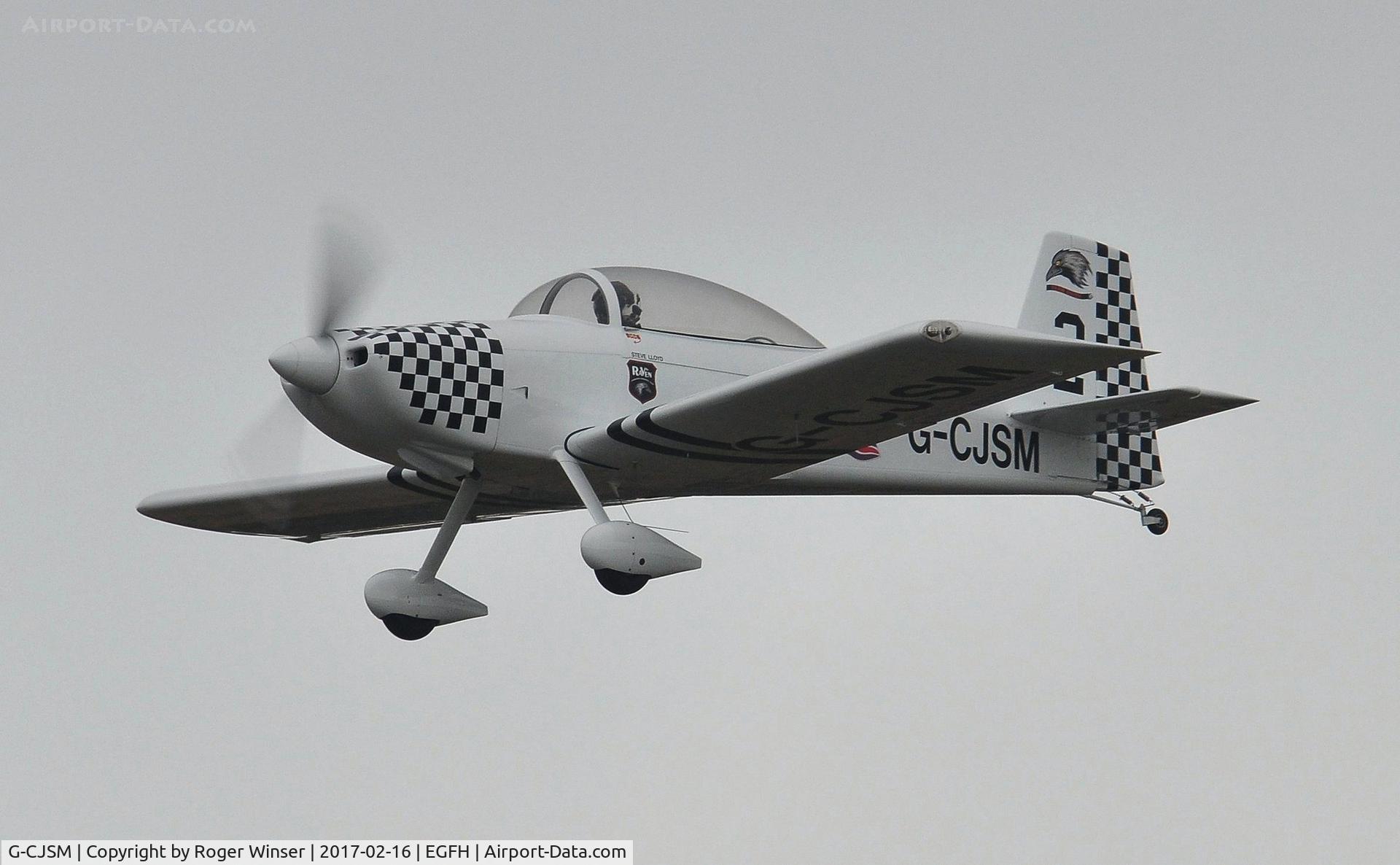 G-CJSM, 2016 Vans RV-8 C/N LAA 303-15296, Resident RV-8, Raven 2 in the six-ship Team Raven formation for the 2017 display season.