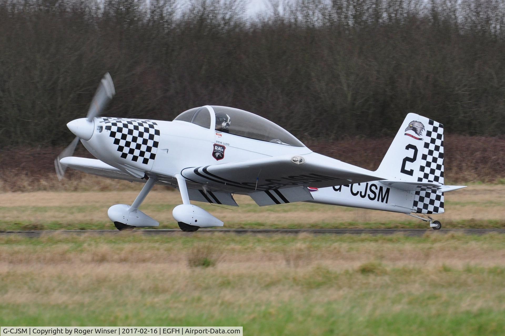 G-CJSM, 2016 Vans RV-8 C/N LAA 303-15296, Resident RV-8, Raven 2 in the six-ship Team Raven formation for the 2017 display season.