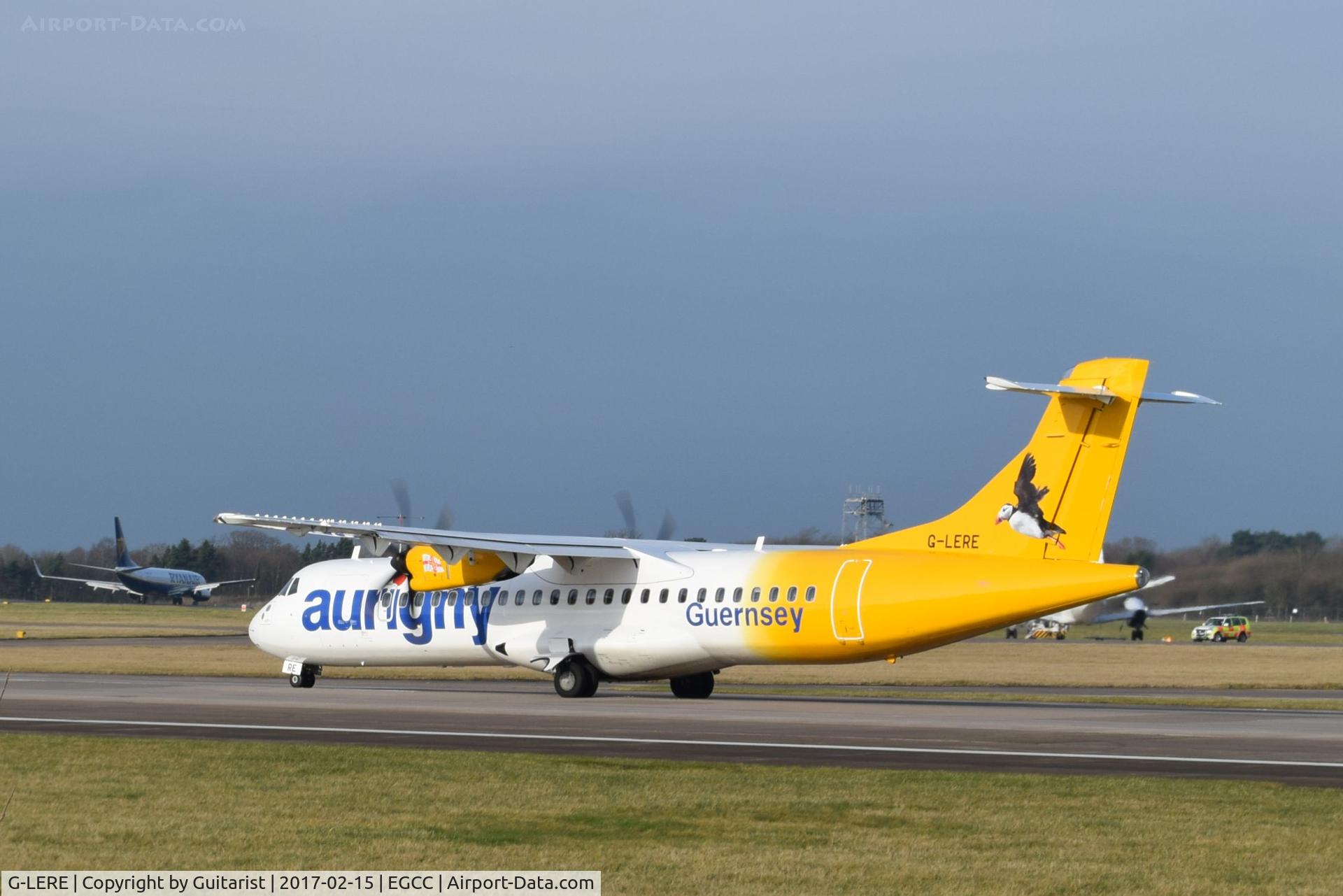 G-LERE, 2009 ATR 72-212A C/N 891, At Manchester