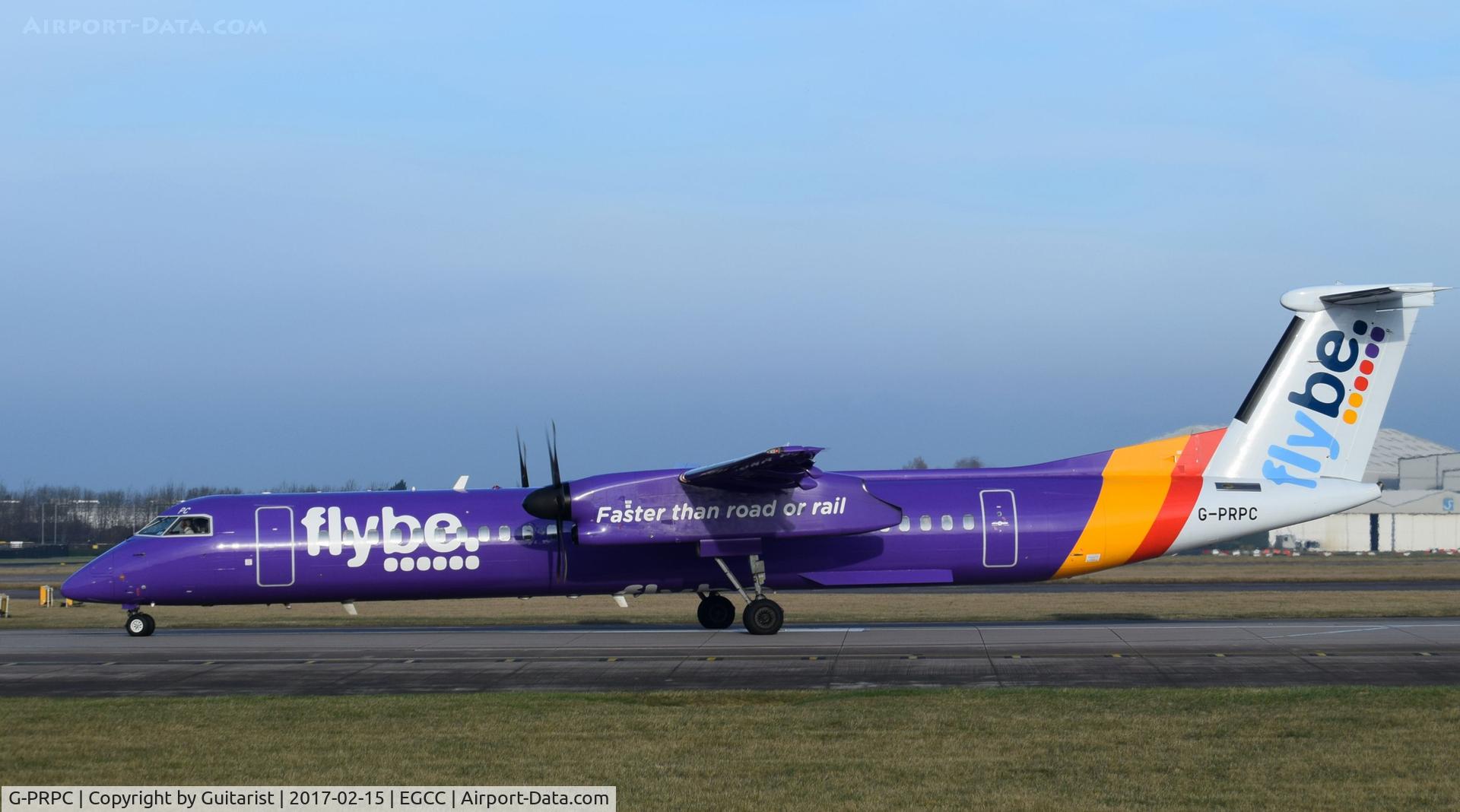G-PRPC, 2010 Bombardier DHC-8-402 Dash 8 C/N 4338, At Manchester