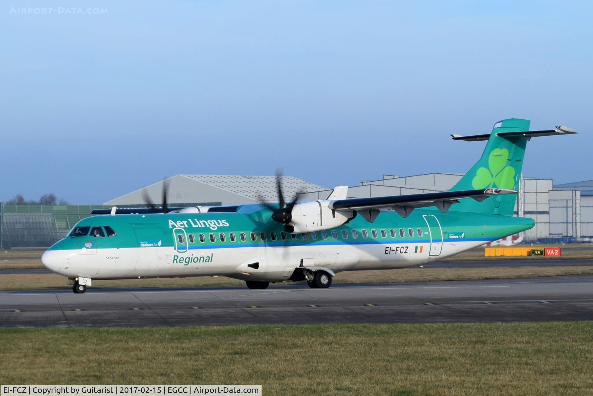 EI-FCZ, 2014 ATR 72-600 (72-212A) C/N 1159, At Manchester