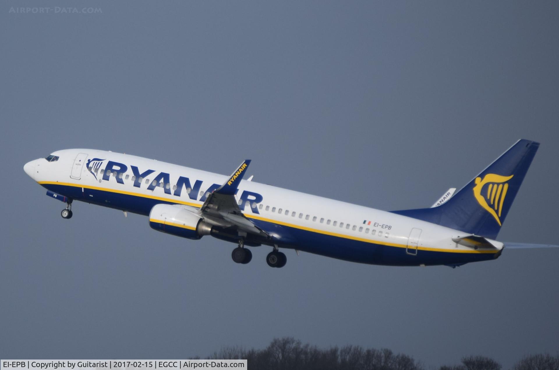 EI-EPB, 2011 Boeing 737-8AS C/N 34986, At Manchester