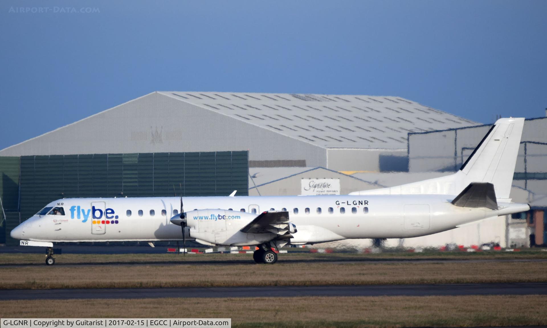 G-LGNR, 1993 Saab 2000 C/N 2000-004, At Manchester