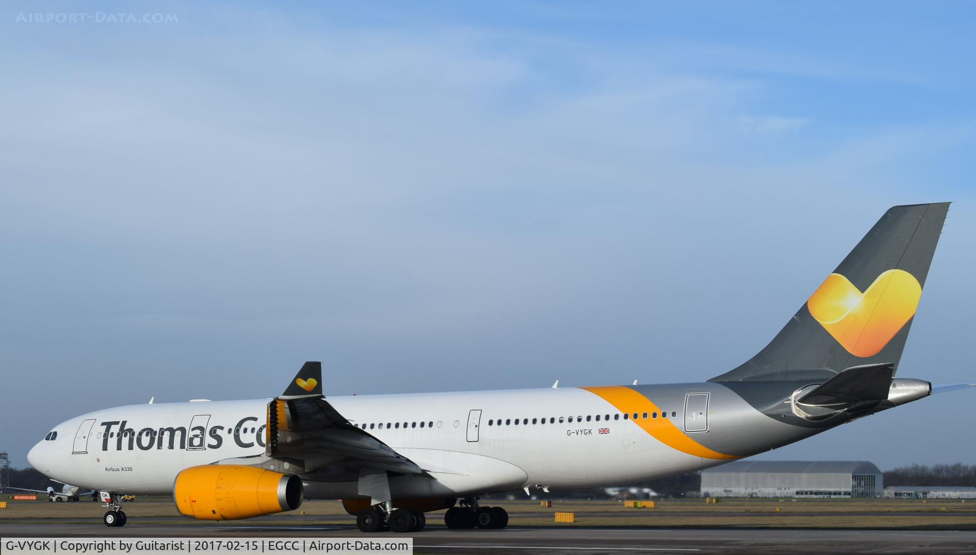 G-VYGK, 2014 Airbus A330-243 C/N 1498, At Manchester