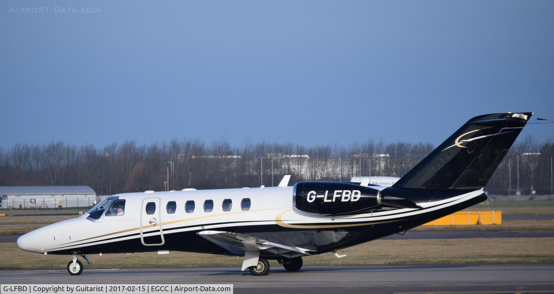 G-LFBD, 2013 Cessna 525A CitationJet CJ2 C/N 525A-0506, At Manchester