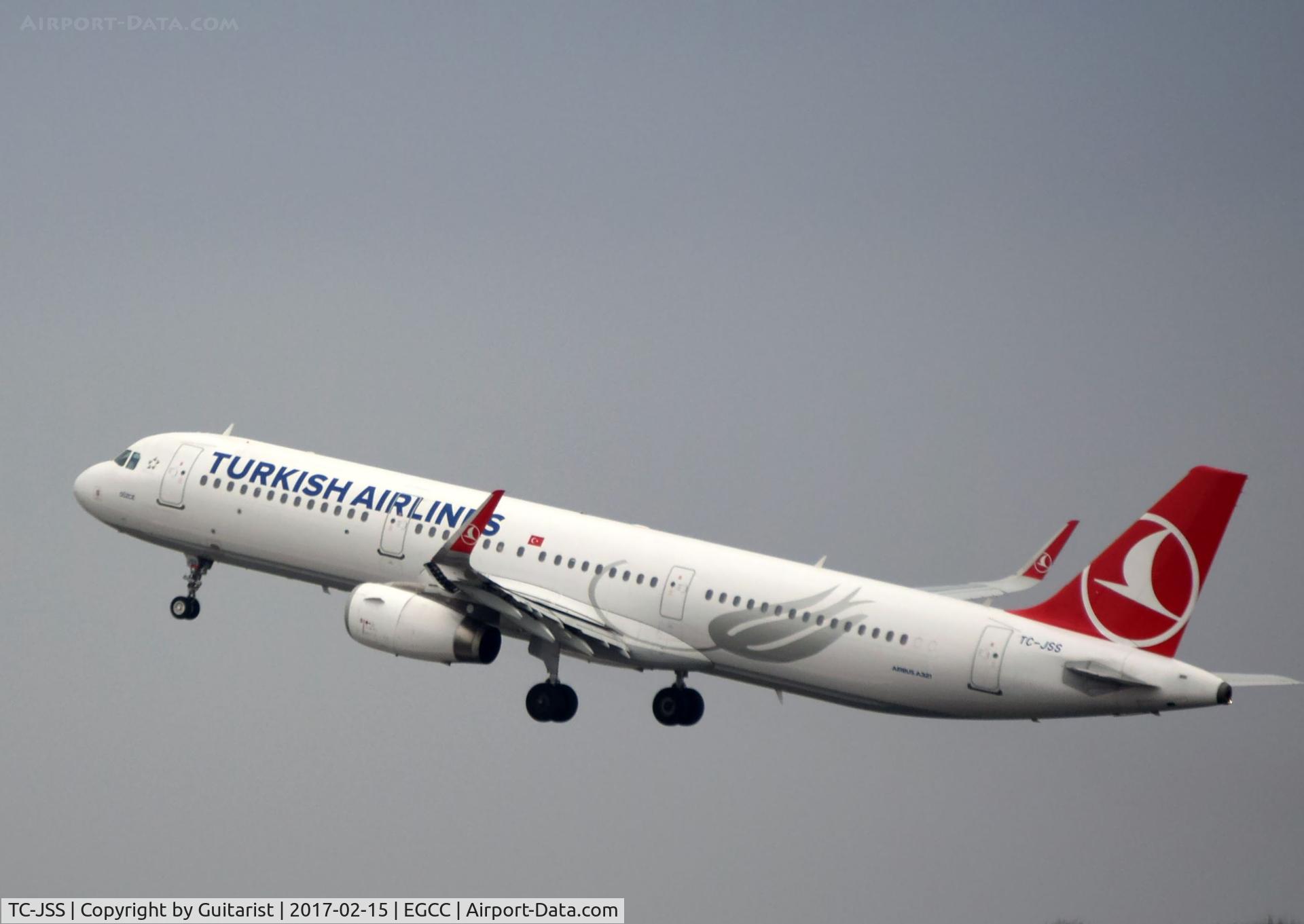 TC-JSS, 2015 Airbus A321-231 C/N 6657, At Manchester