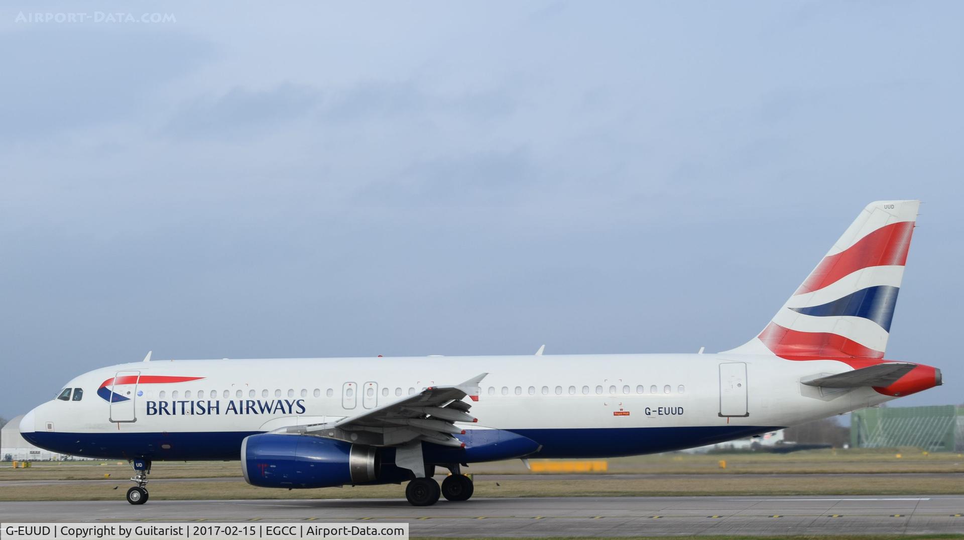 G-EUUD, 2002 Airbus A320-232 C/N 1760, At Manchester
