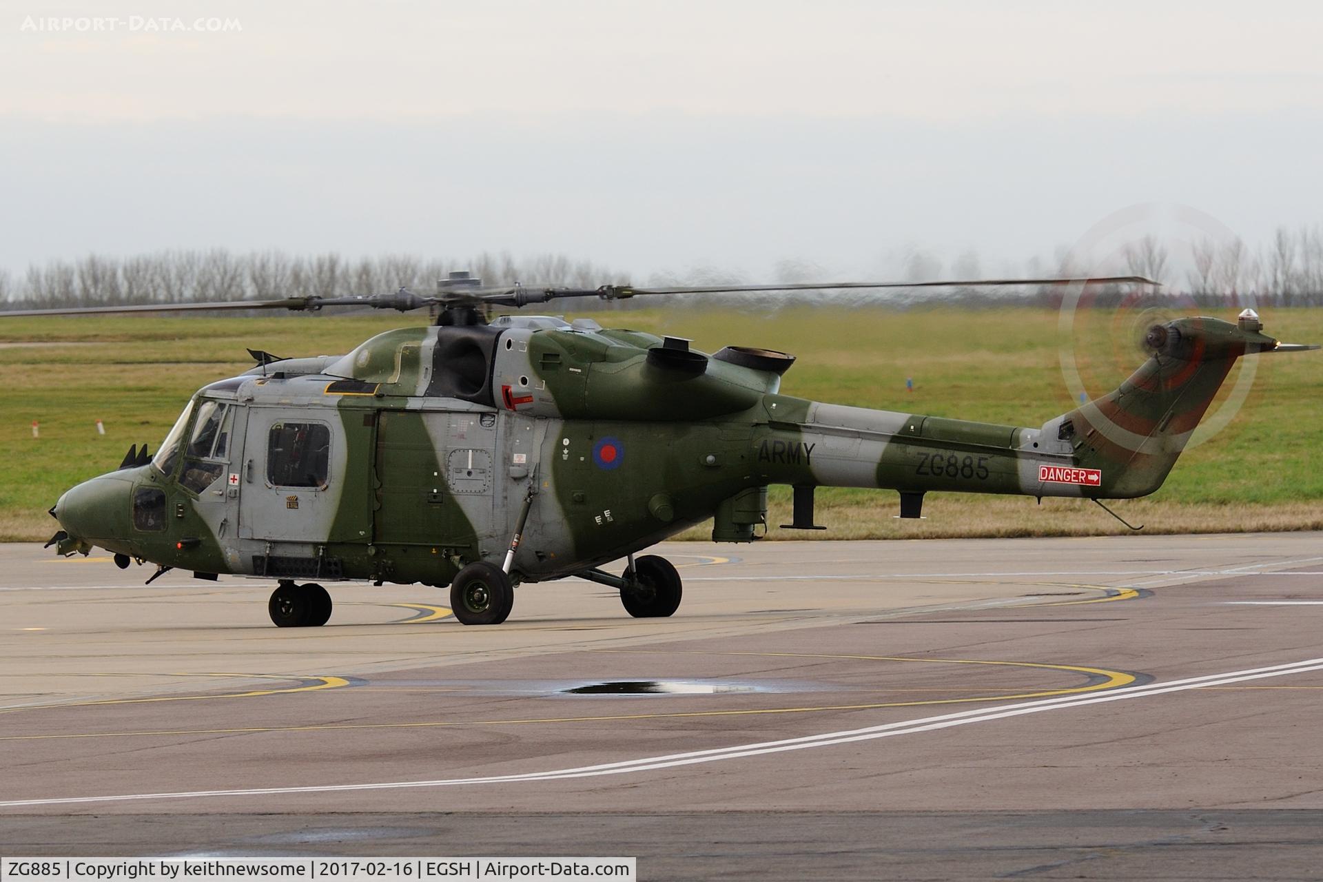 ZG885, 1991 Westland Lynx AH.9A C/N 347, Army Air Corps 645.