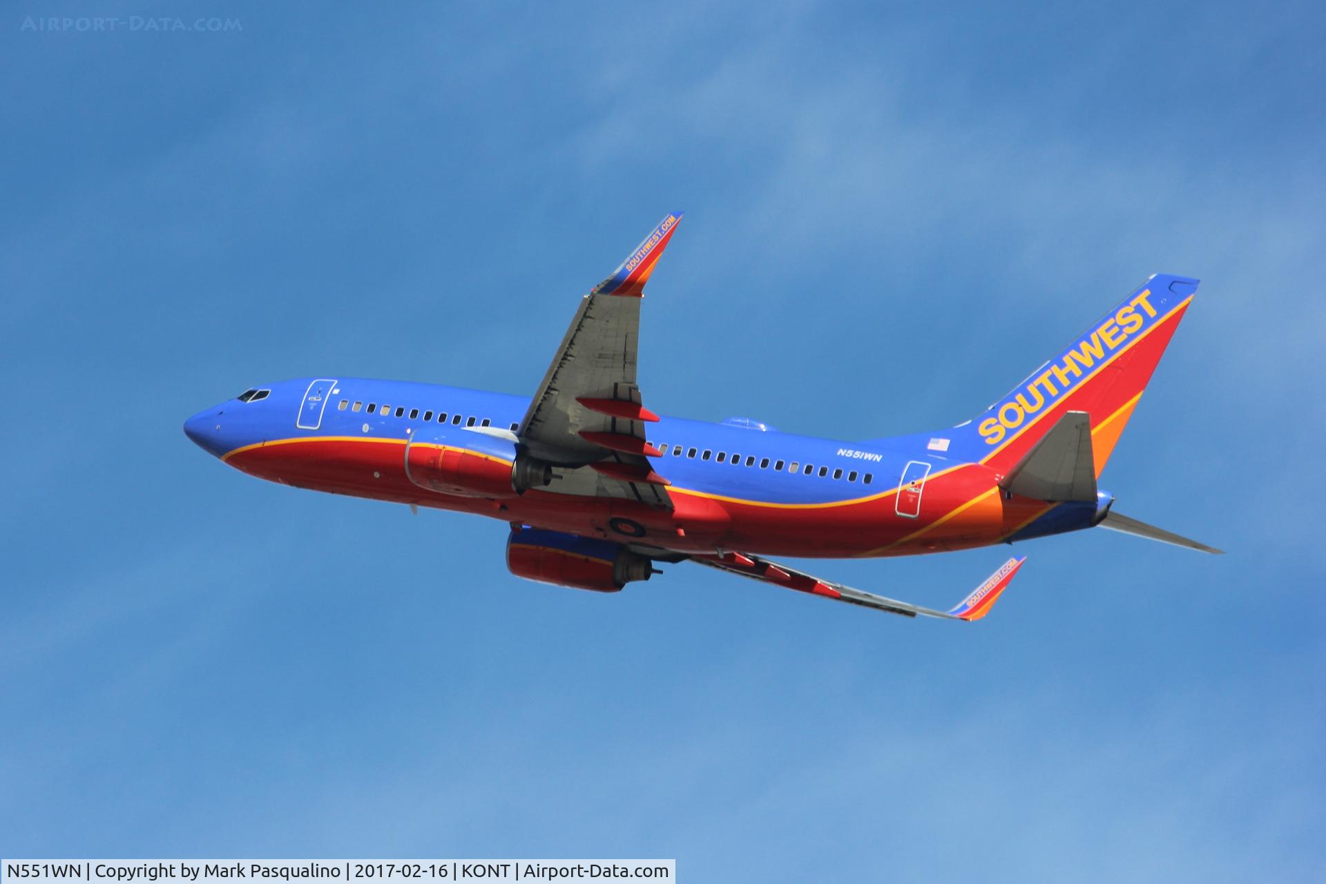 N551WN, 2001 Boeing 737-76Q C/N 30280, Boeing 737-700