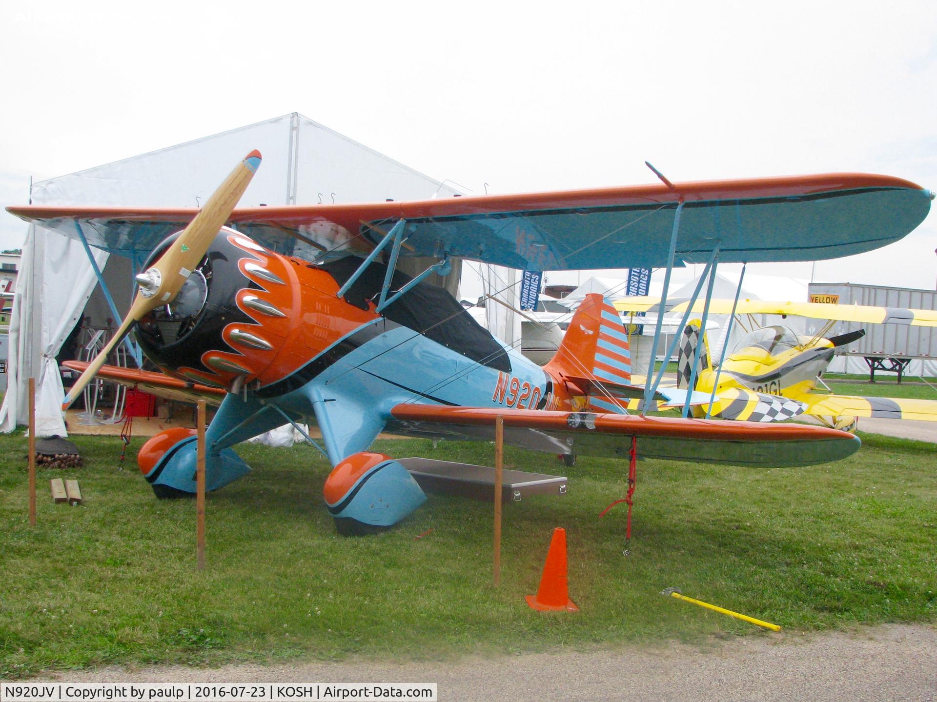 N920JV, 2016 Waco YMF-F5C C/N F5C-8-145, At Oshkosh.