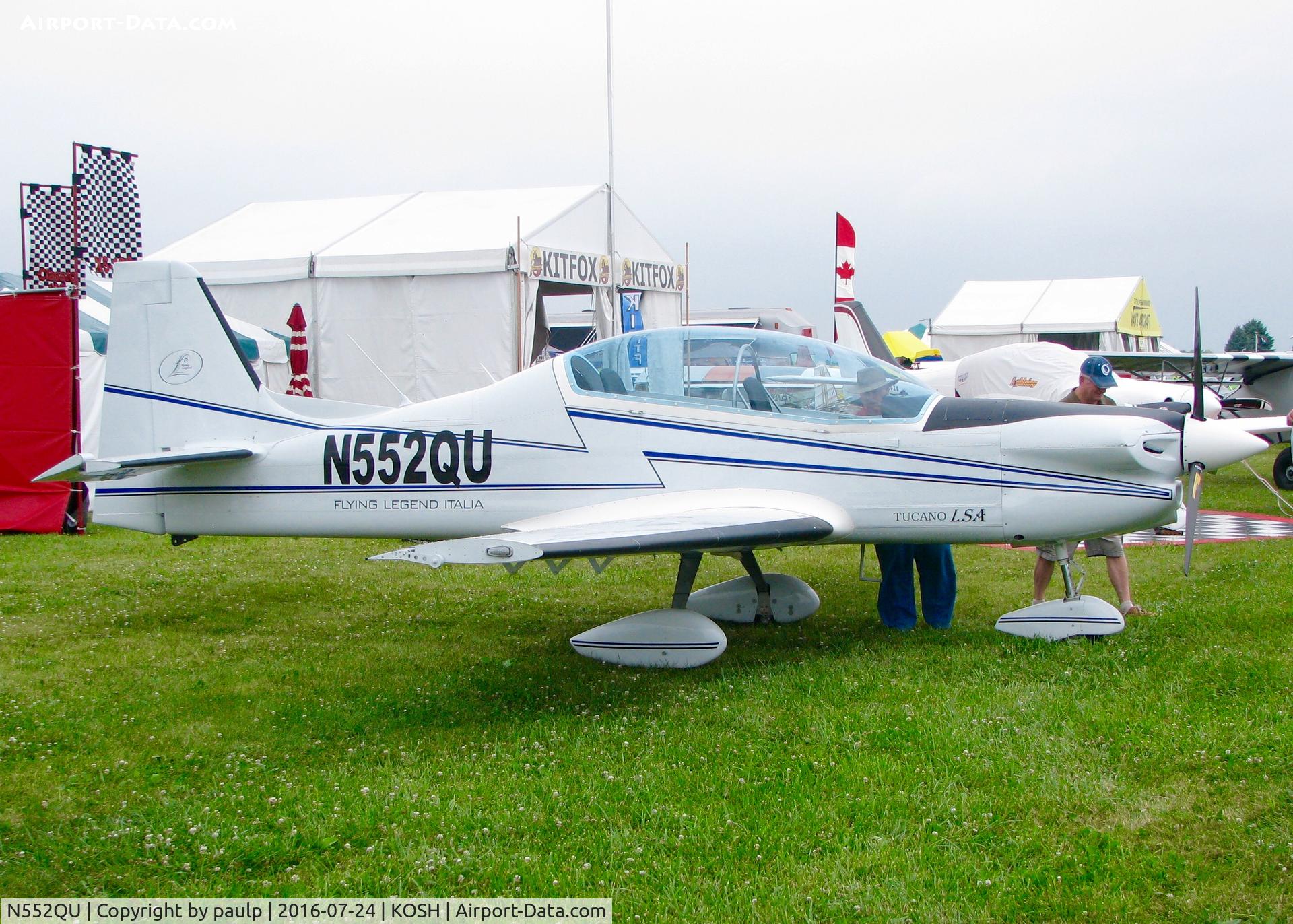 N552QU, 2015 Short Tucano LSA C/N 1403, At Oshkosh.