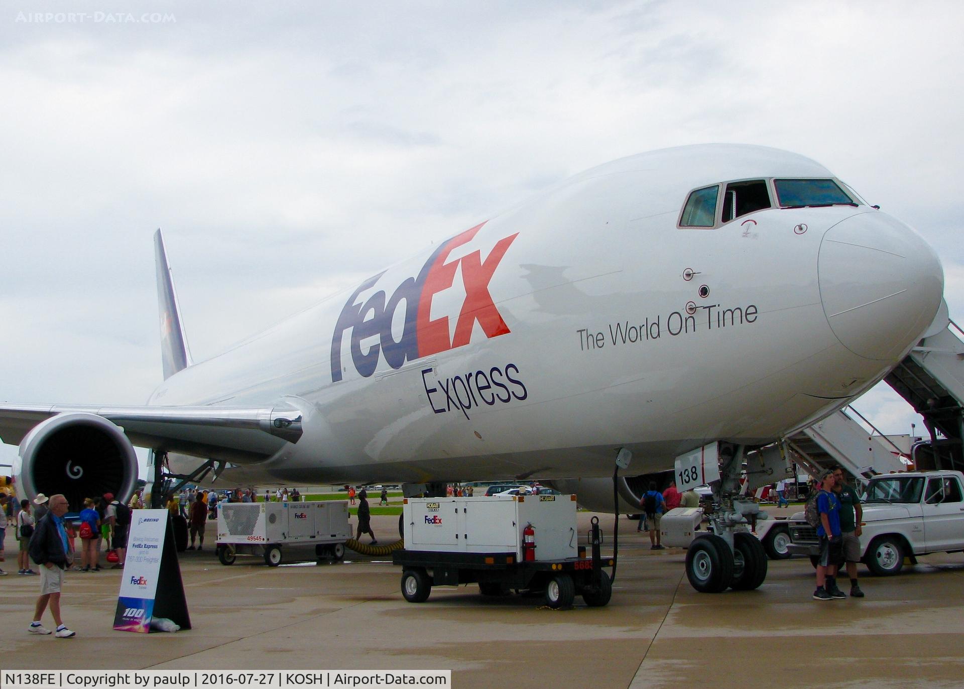 N138FE, 2016 Boeing 767-3S2F/ER C/N 43723, At Oshkosh.