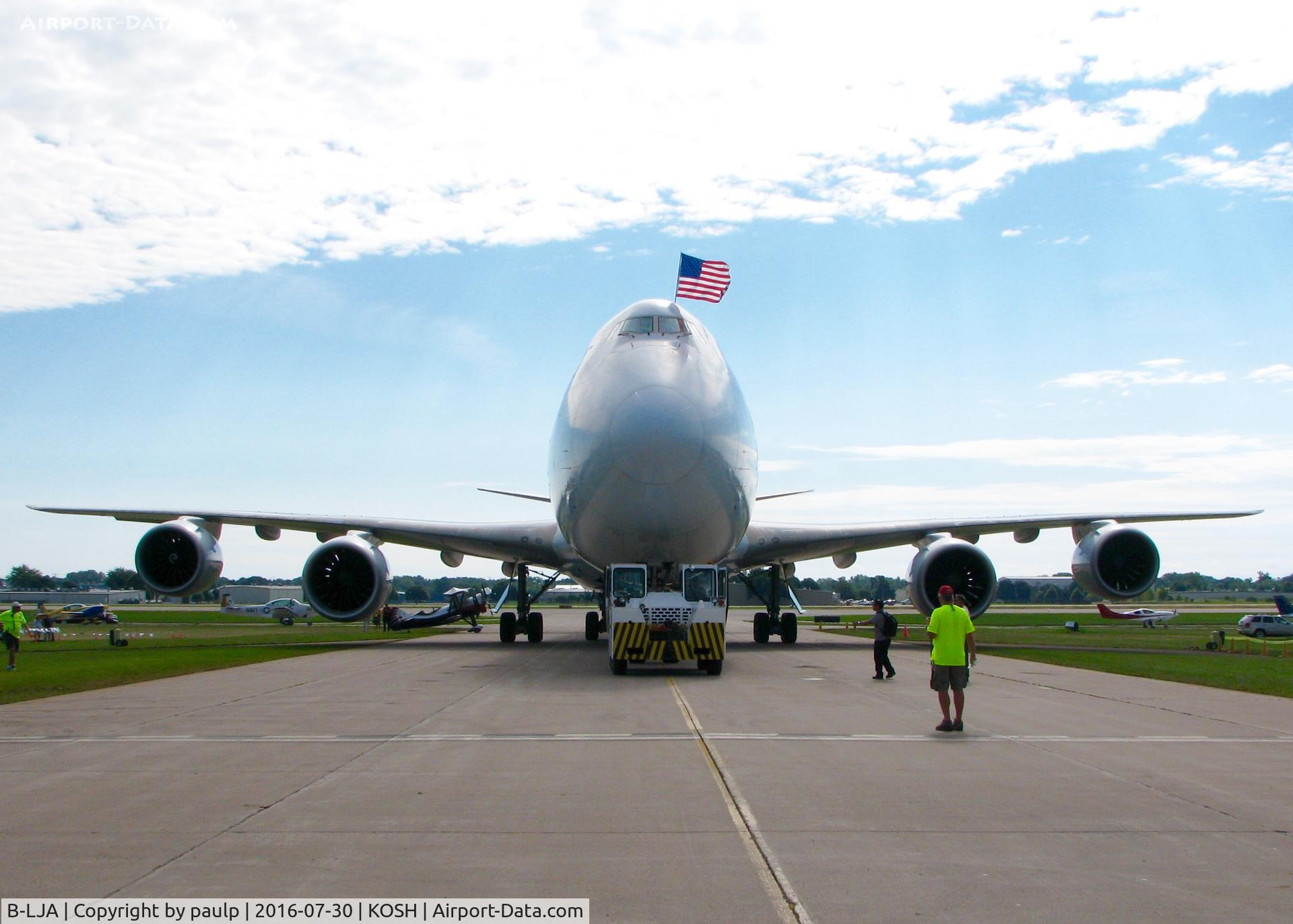 B-LJA, 2011 Boeing 747-867F/SCD C/N 39238, At Oshkosh.