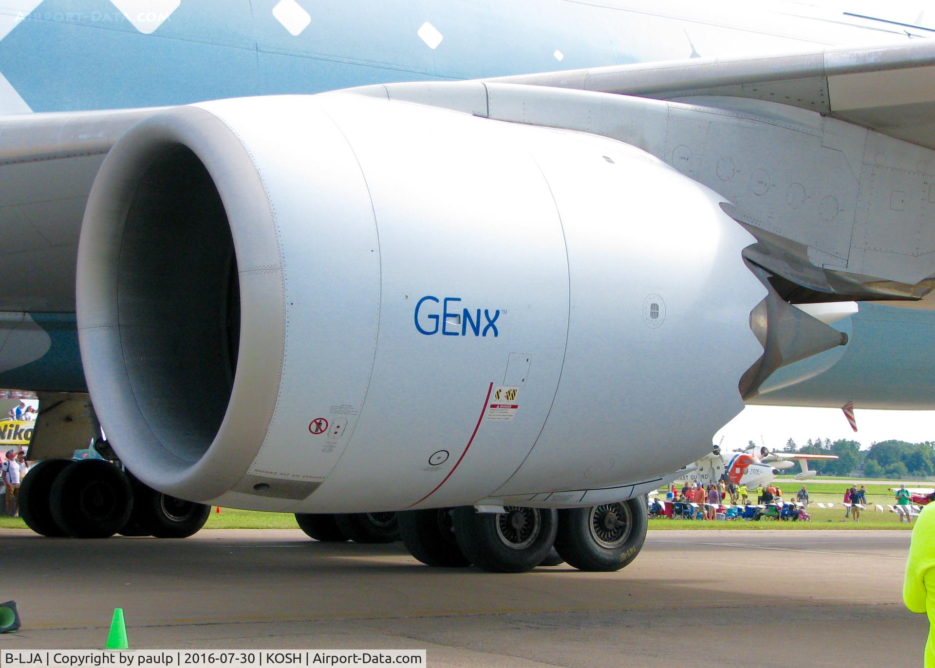 B-LJA, 2011 Boeing 747-867F/SCD C/N 39238, At Oshkosh