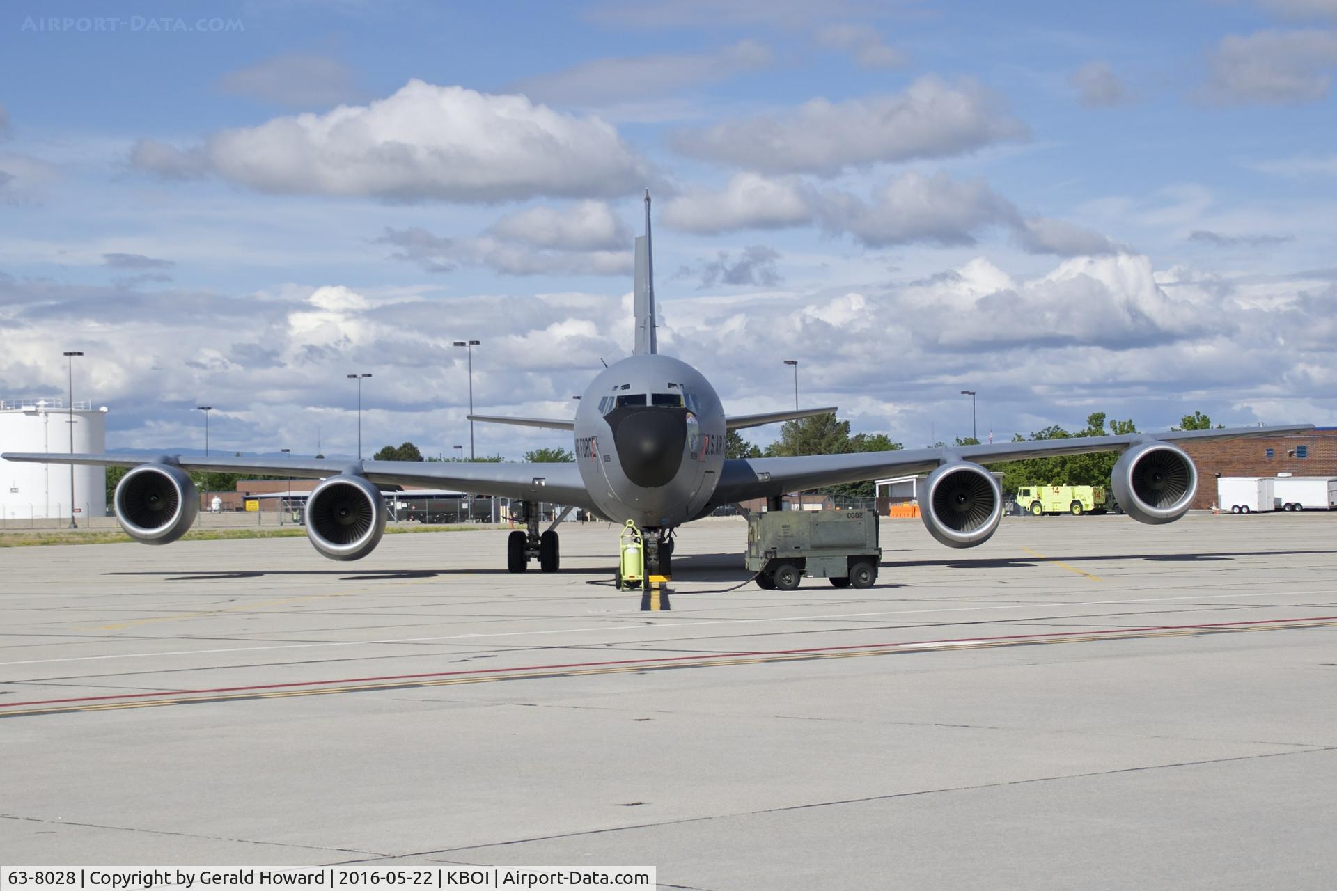 63-8028, 1964 Boeing KC-135R Stratotanker C/N 18645, 186th ARW, Alaska ANG.