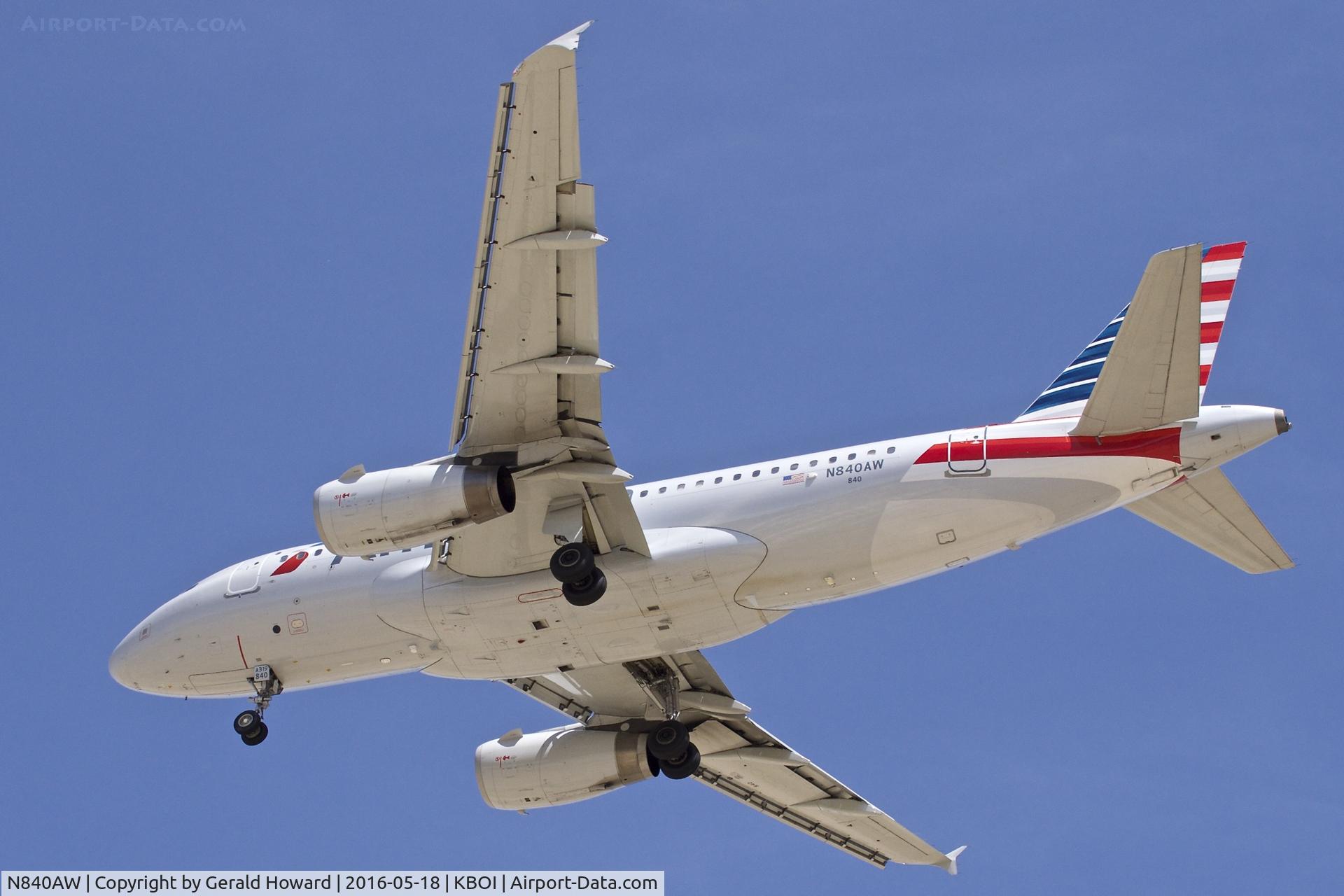 N840AW, 2006 Airbus A319-132 C/N 2690, Landing RWY 28R.
