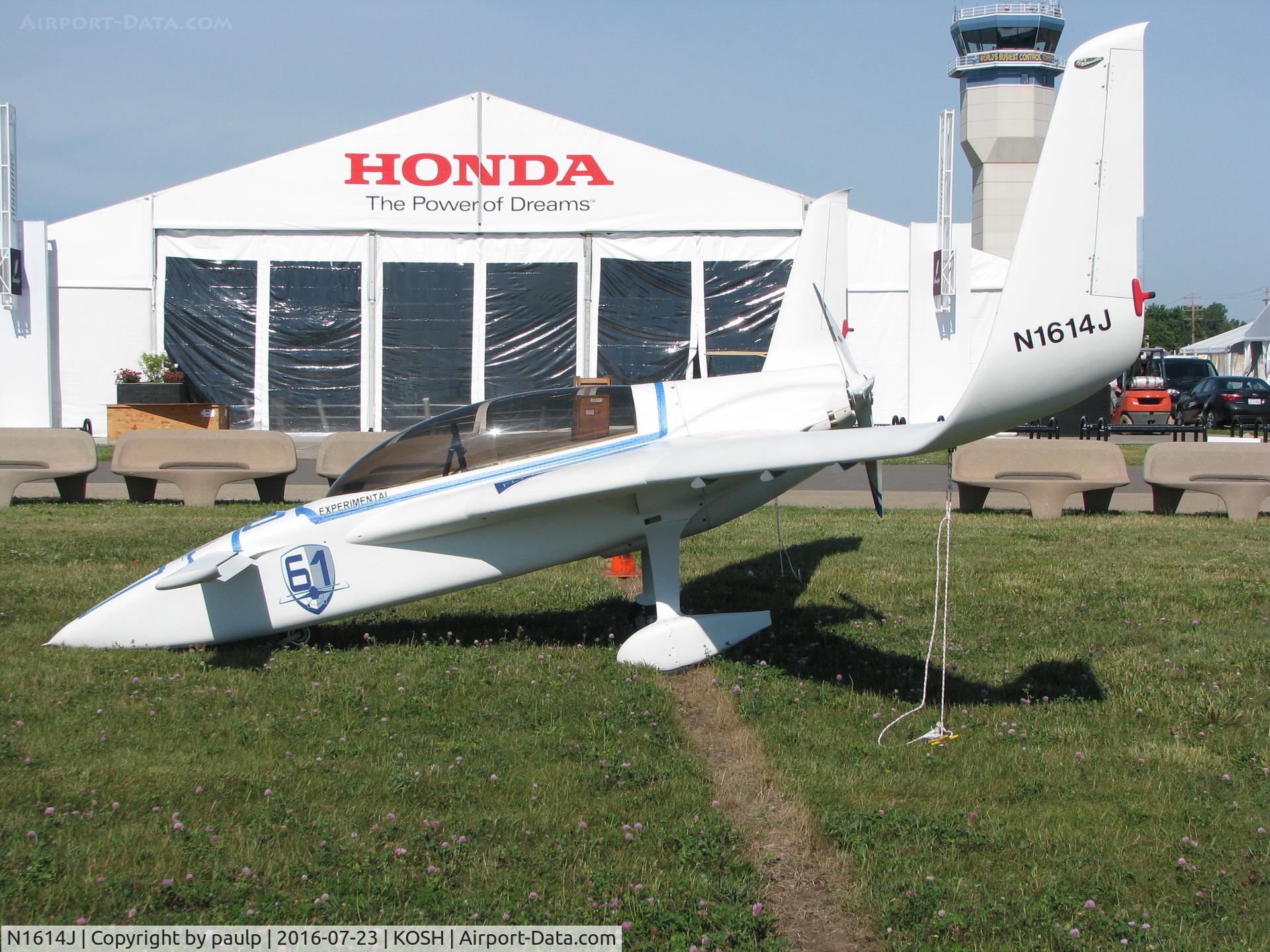 N1614J, 2015 Rutan Long-EZ C/N 03, At Oshkosh.