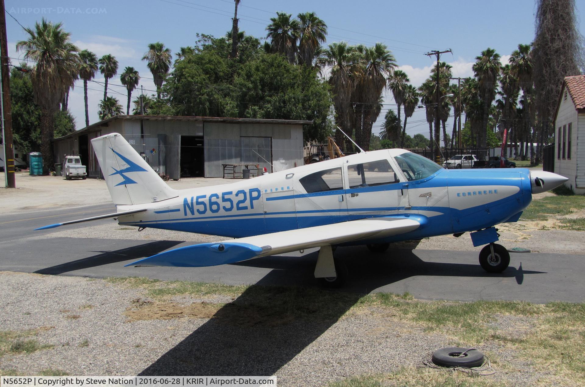 N5652P, 1959 Piper PA-24-180 Comanche Comanche C/N 24-723, Very sharp 1959 Piper PA-24-180 Comanche visiting @ iconic Flabob Airport, Riverside, CA