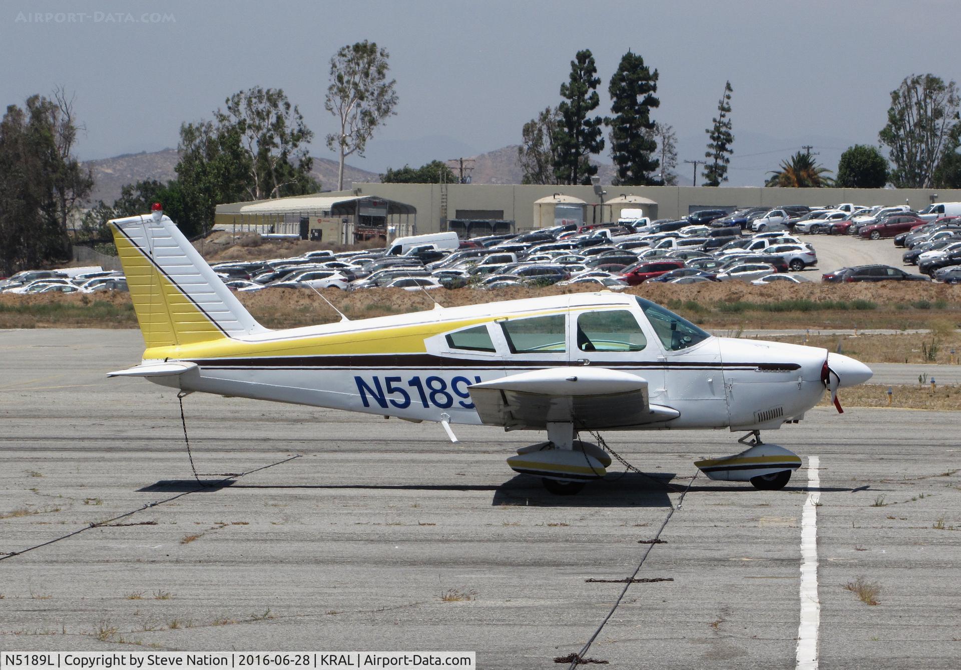 N5189L, 1968 Piper PA-28-180 C/N 28-5129, 1968 Piper PA-28-180 @ Riverside MAP, CA