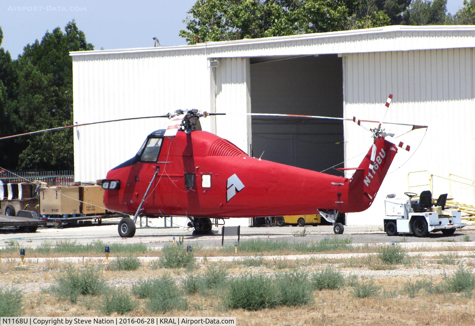 N1168U, 1958 Sikorsky S-58ET C/N 58-1070, Heli-Flite Inc. 1958 Sikorsky S-58T @ Riverside MAP, CA home base
