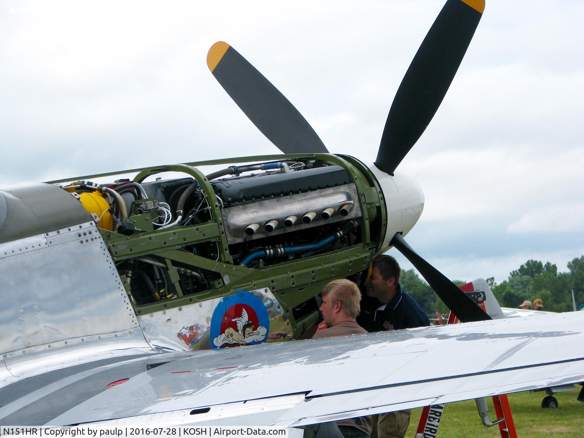 N151HR, 1945 North American P-51D Mustang C/N 12241064, At Oshkosh.