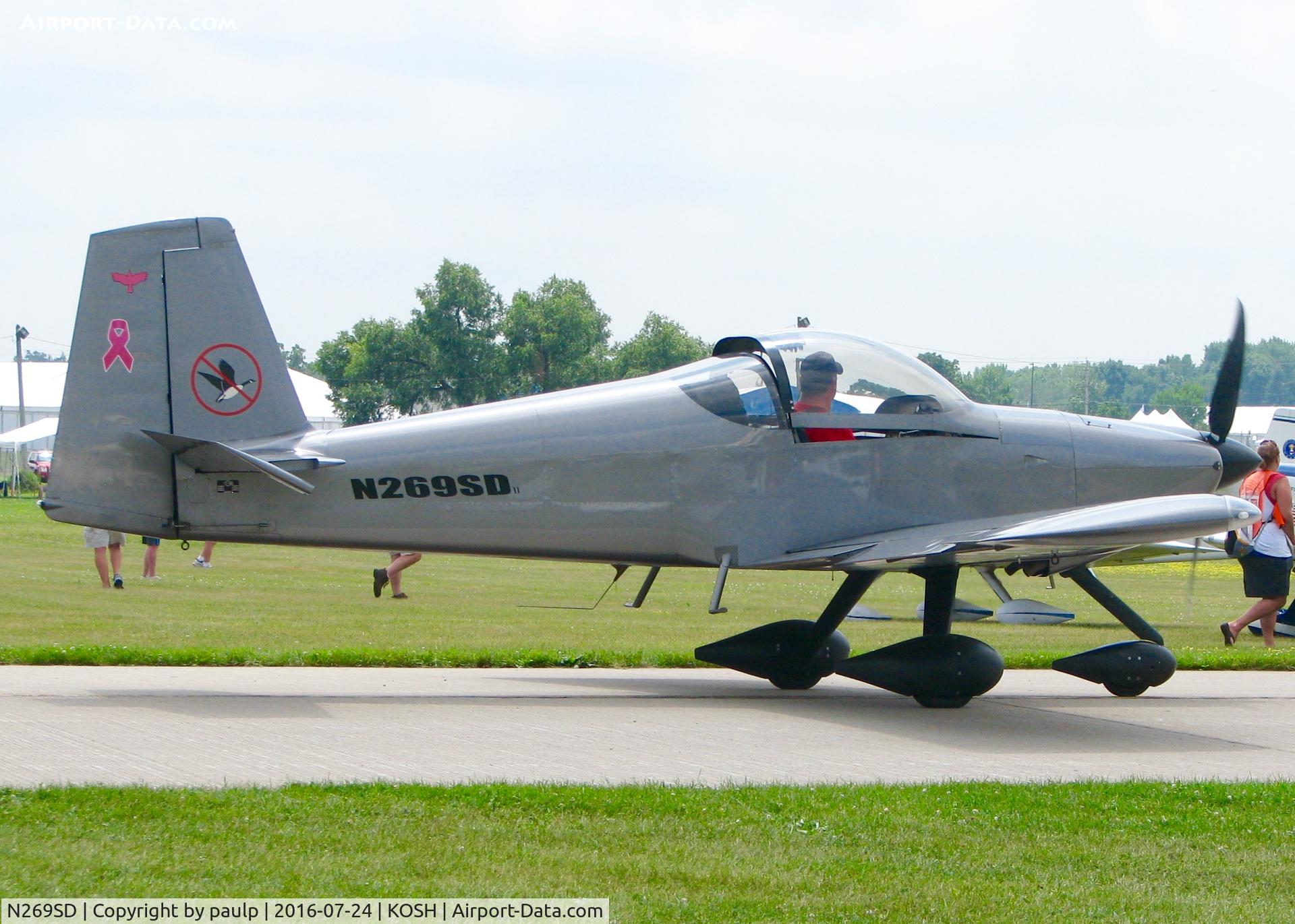 N269SD, Vans RV-7A C/N 73373, At Oshkosh.