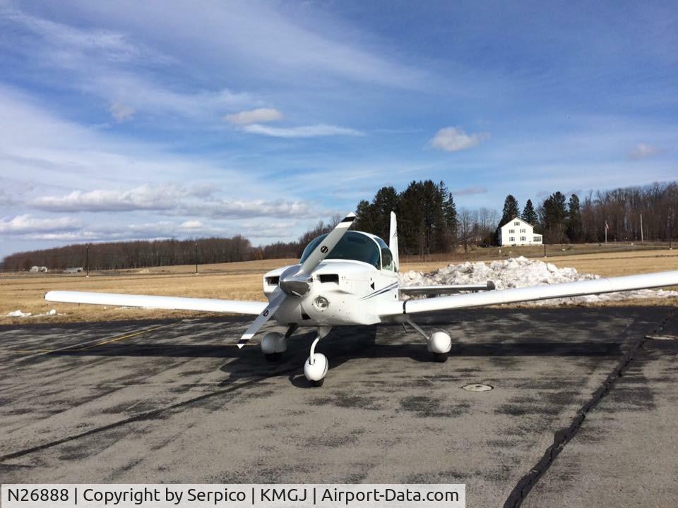 N26888, 1979 Gulfstream American Corp AA-5A C/N AA5A0790, Orange County, New York (KMGJ)
