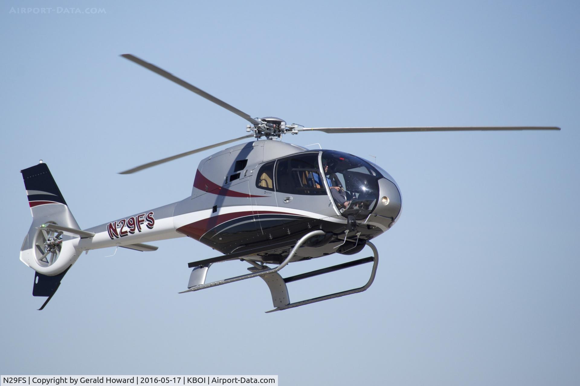 N29FS, 2006 Eurocopter EC-120B Colibri C/N 1423, Approaching BOI.