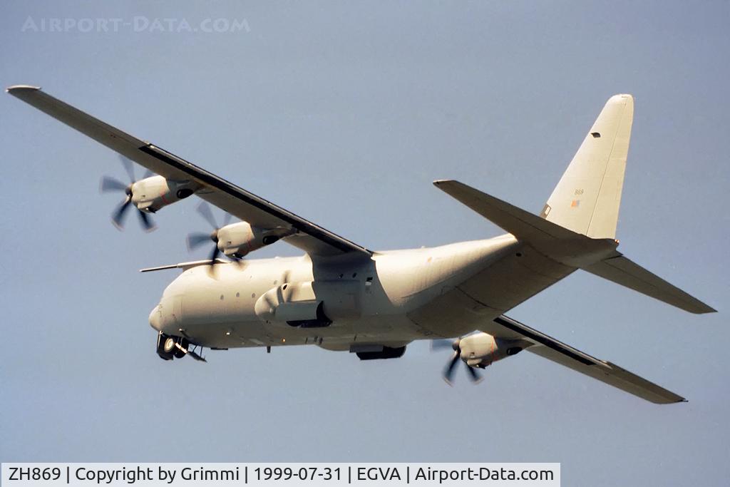 ZH869, 1997 Lockheed Martin C-130J-30 Hercules C.4 C/N 382-5444, RAF/Lockheed Martin Hercules C.4 modification at RIAT'99