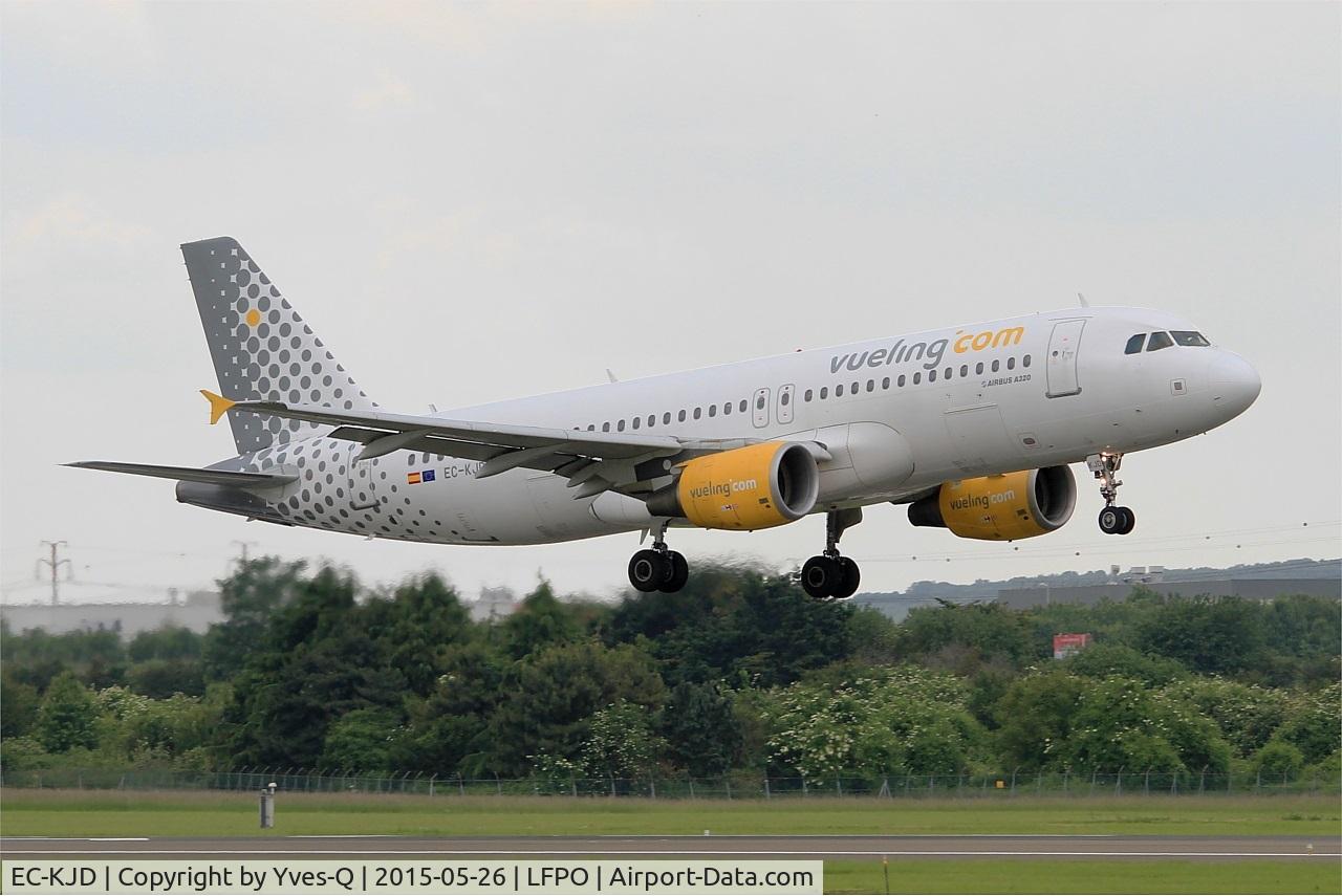 EC-KJD, 2007 Airbus A320-216 C/N 3237, Airbus A320-216, On final rwy 06, Paris-Orly airport (LFPO-ORY)