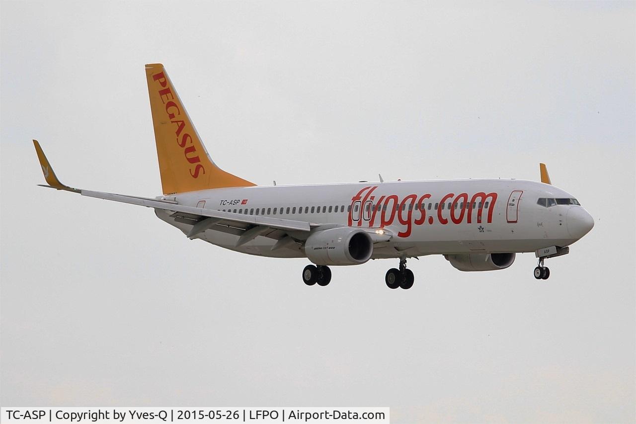 TC-ASP, 2011 Boeing 737-82R C/N 40011, Boeing 737-82R, Short approach rwy 06, Paris-Orly Airport (LFPO-ORY)
