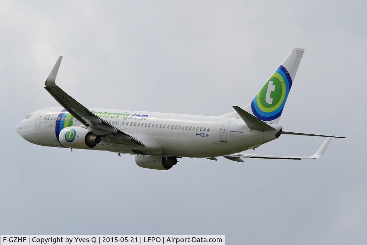 F-GZHF, 2009 Boeing 737-8K2 C/N 29677, Boeing 737-8K2, Take off rwy 24, Paris-Orly airport (LFPO-ORY)